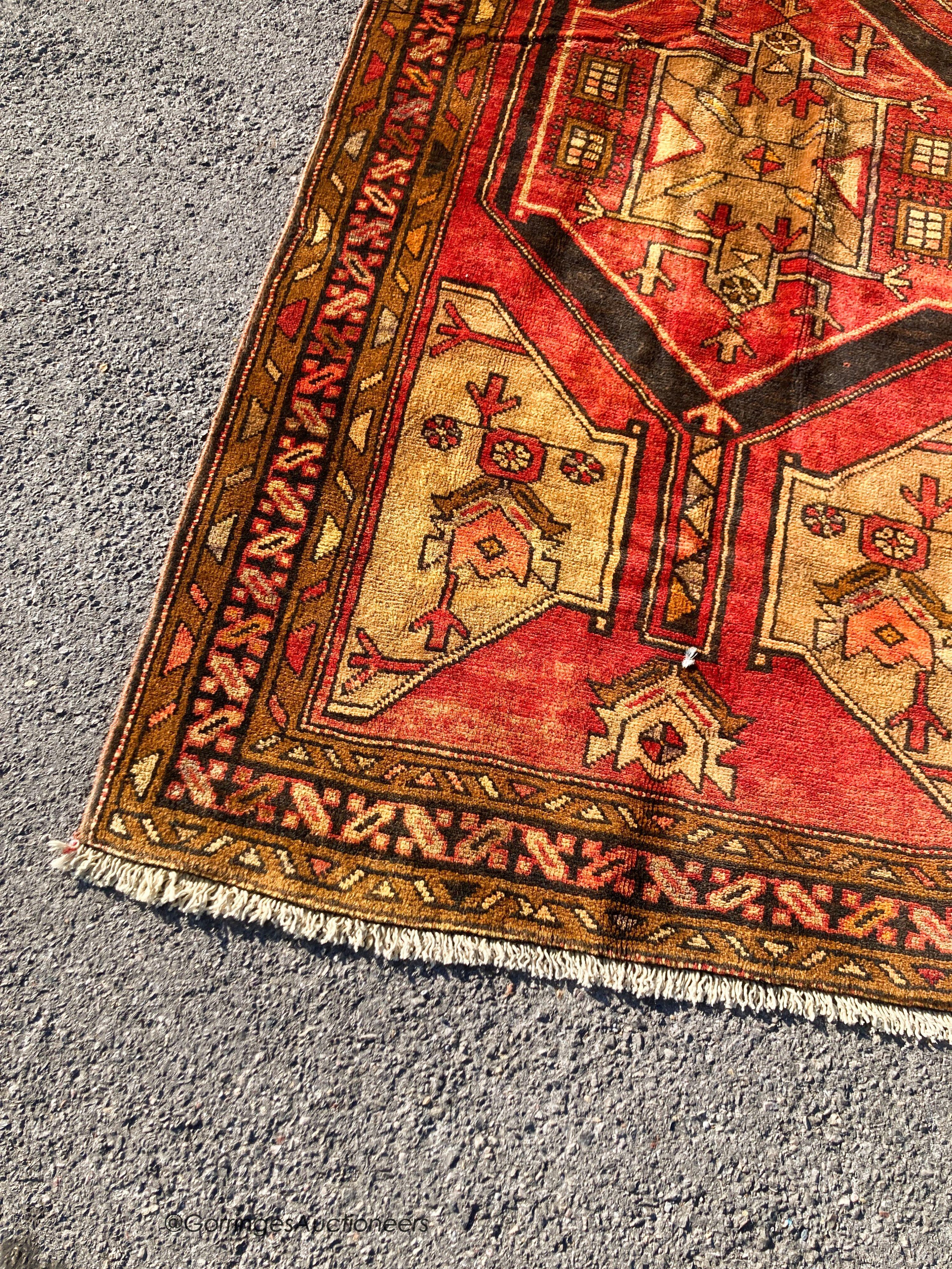 An Azarbijan rug, 400 x 110cm